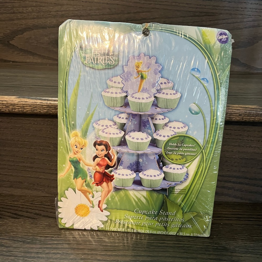 Disney fairies cupcake holder new sealed package